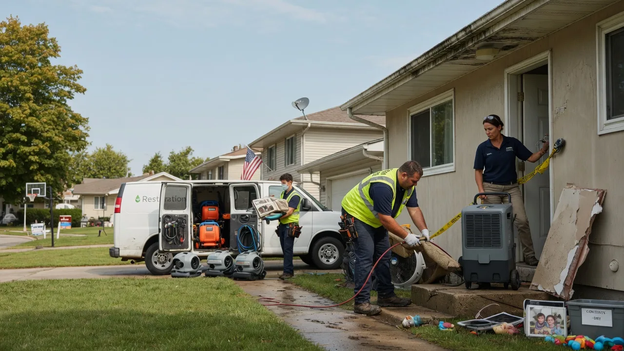 Water Damage Restoration in Countyline, OK near me